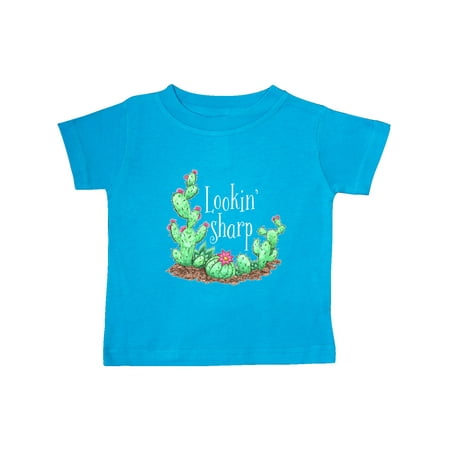 

Inktastic Lookin Sharp Cacti and Succulents Gift Baby Boy or Baby Girl T-Shirt