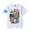 White, variant on SMG4 Merch T-shirt Trendy Casual Neutral Short Sleeved Fashionable Sports Fun Printed T-shirt Round Neck Top