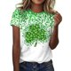 thumbnail image 1 of Camisetas Casuales de Manga Corta con Cuello de Tripulación Impresa de San Valentín Tee Gráfica Ligera Top 95% Poliéster 5% Elastano para el Uso Diario, Camiseta de Moda Cómoda, 1 of 5