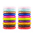 thumbnail image 1 of 79STYLE 50 lazos para el pelo en espiral para mujeres, soportes para cola de caballo, bobinas de pelo coloridas, coleteros de plástico, lazos para el pelo a granel, bandas para el pelo, pulseras para, 1 of 5