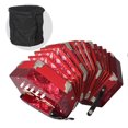 thumbnail image 2 of Graflsoa Concertina Anglo-Auriculaire 20 Touches avec 40 Roseaux, Autonomie de 2,5 Octaves, Finition Perle Rouge, Sangles Réglables, et Sac de Transport, 2 of 6