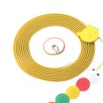 thumbnail image 3 of Playful Solutions for Your Feline Friend: Interactive Cat Teaser Toys - Hang Them Up to Relieve Boredom, Complete with Bells for Added Fun in Your Indoor Haven! (Rattling Paper Worm), 3 of 9