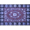 thumbnail image 1 of Ahgly Company Indoor Rectangle Persian Blue Traditional Area Rugs, 2' x 5', 1 of 4