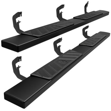 Tyger Auto 6" Riser Running Boards Compatible with 2007-2018 Chevy Silverado GMC Sierra 1500; 2007-2019 2500 3500HD; 2019 LD / Limited | Double Cab | TG-RS6C60028 | Side Step Rails Nerf Bars