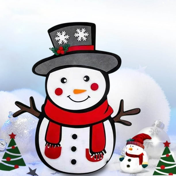Flywake Christmas Decor Deal All! Christmas Snowman DIY Change