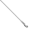 thumbnail image 2 of Solid 18k White Gold Italian Polished 0.9mm Cable Chain Necklace 16 -20 Inches Chain Necklace for Women and Men, 2 of 2