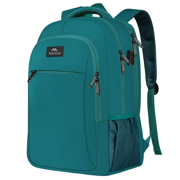 Mochila para portátil MATEIN Slim Antirrobo de 15,6 pulgadas con puerto USB