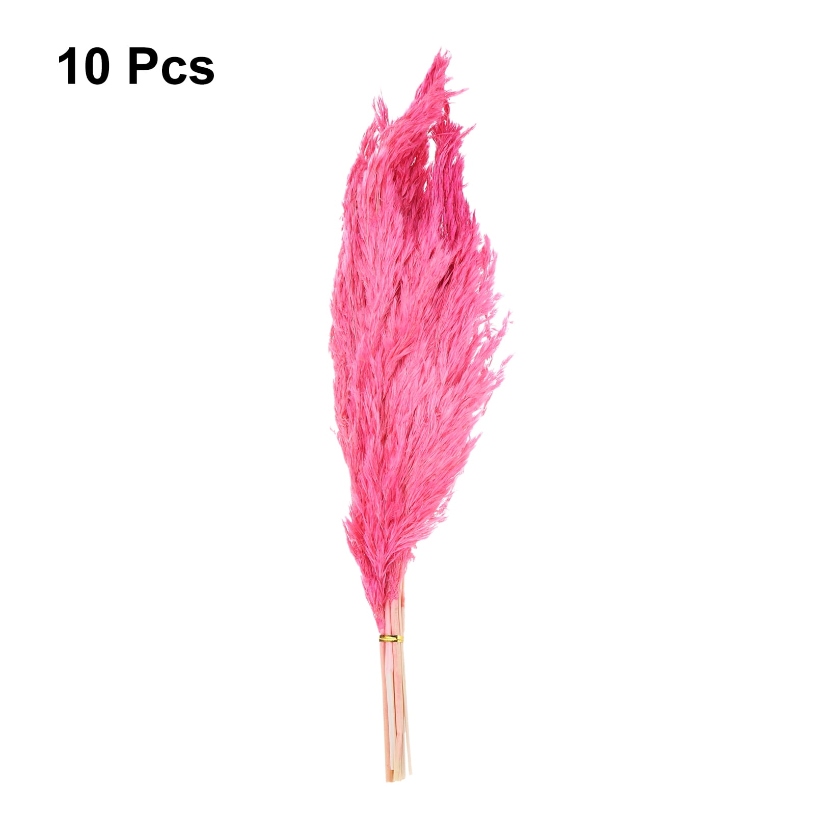 Uxcell Pampas Grass Decor, Artificial Faux Dried Grass Flower Purple