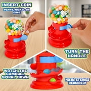Toymendous Classic Gumball Bank with Gumballs, Novelty & Gag Toys for Children ages 3+