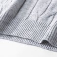 thumbnail image 3 of Ceisia Men's Fall/Winter Gift Casual Solid Color Knitted Fabric Round Neck Long Sleeve Sweater - Comfortable Daily Outdoor Wear, 3 of 8