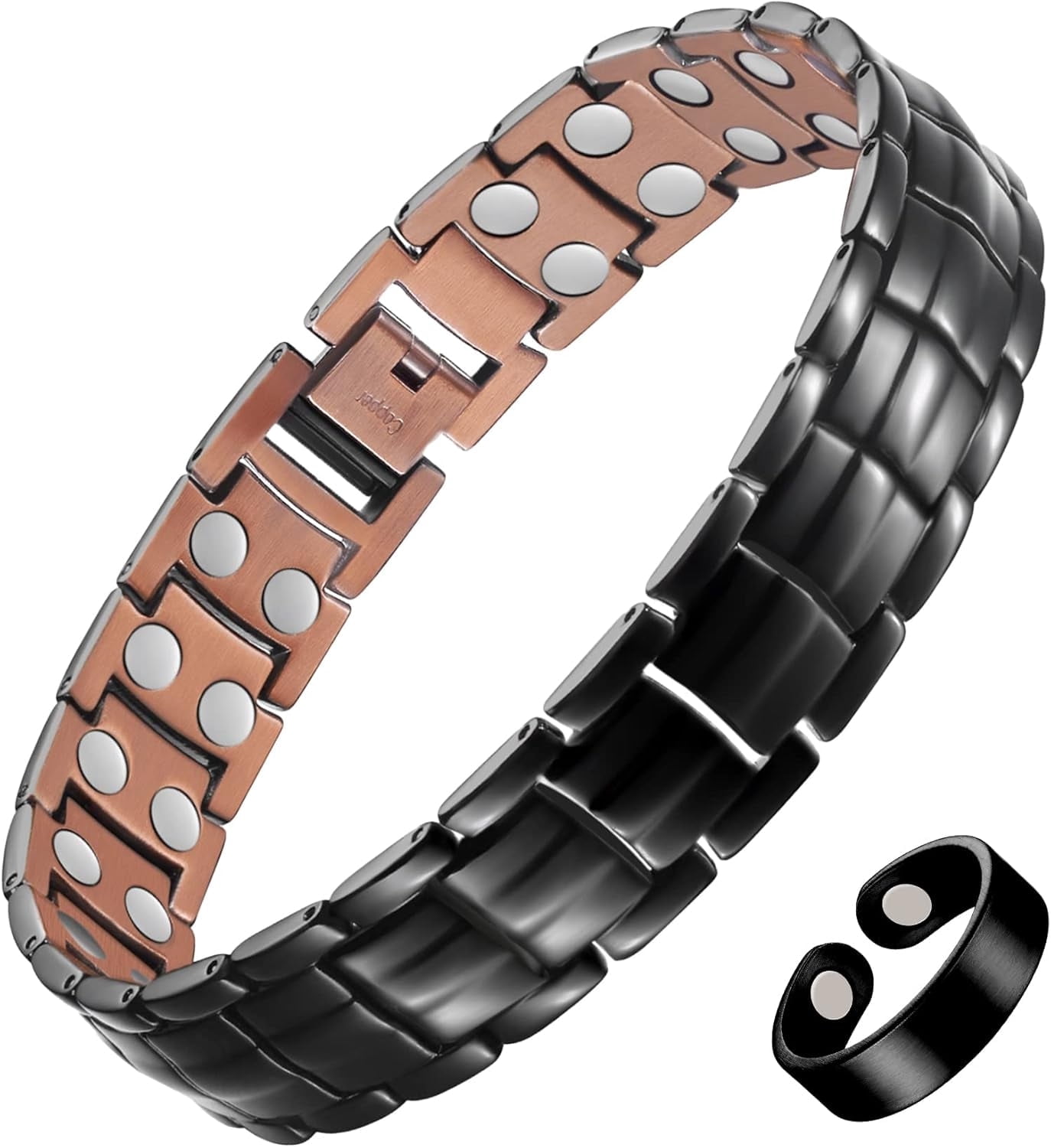 My Daily Styles Men's Stainless Steel Puerto Rico Flag Bracelet - 8.5 Inches, 316L Surgical Steel, Gift Box Included