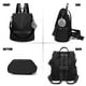 thumbnail image 2 of Mochila CHERUTY de nailon antirrobo, moda, viajes, color negro, 2 of 7