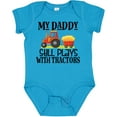 thumbnail image 3 of Inktastic Farming Daddy Plays with Tractors Boys or Girls Baby Bodysuit, 3 of 5
