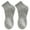 Grey, variant on harmtty 1 Pair Women Socks Solid Color Stretchy Spring Summer Sweat-absorbing Elastic Opening Socks for Sports