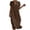 A-Brown, variant on 2026 Summer Dress for Women Cotton Linen V-Neck Short Sleeves Button Detail Loose Fit Midi Dress