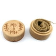 thumbnail image 4 of pitrice Rustic Wedding Wood Ring Holder Wedding Ring Bearer Box Engagement Engraving Wooden Rings Box, 4 of 8