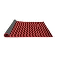 thumbnail image 2 of Ahgly Company Indoor Rectangle Abstract Red Modern Area Rugs, 5' x 7', 2 of 4