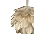 thumbnail image 2 of Northlight 4.5" Metallic Gold Glitter Feather Pine Cone Christmas Ornament, 2 of 4