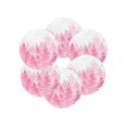 thumbnail image 7 of 13 Inch Round Placemats Set of 6, Pink Christmas Non Slip Heat Insulation PP Table Mats, Winter Snowflake Abstract Forest Tree Washable Place Mats for Kitchen Dining Party Table Decor, 7 of 7
