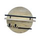 thumbnail image 4 of Estante de almacenamiento de pared, llavero redondo multifuncional, colgador de llaves para baño, dormitorio, pasillo, entrada, decoración del hogar Estilo D, 4 of 9