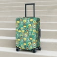 thumbnail image 6 of Susaid Animals with Leaf Print Elastic Washable Suitcase Cover with Hidden Zipper, Fits 18-32 Inch Luggage for Protection During Travel-Medium, 6 of 7