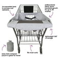thumbnail image 2 of Boppy Compact Cart Cover, Antibacterial Treated, Gray Heathered, Storage Pouch, 6-48 Months, 2 of 6