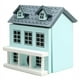 thumbnail image 1 of Dollhouse Furniture, casa de campo en miniatura de madera azul, 1 of 2