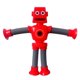 thumbnail image 1 of CHAO Juguete robot con ventosa telescópica, juguete interactivo de descompresión para padres e hijos, para regalos de fiesta, juguete de viaje con lámpara, modelo rojo, 1 of 5
