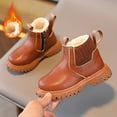 thumbnail image 6 of Fozruso Girls Ankle Boots Low Block Heel Warm Boots Little Kid Big Kids,Sizes 6(12-18 Months), 6 of 6