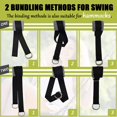 thumbnail image 2 of 2 - Pack Hammock Straps Hanging Kit - Heavy - Duty 2200LB Swing Straps, Ideal for Tree Swings, Camping, Backyard Fun, Easy - Setup & Portable Outdoor Essential, 2 of 7
