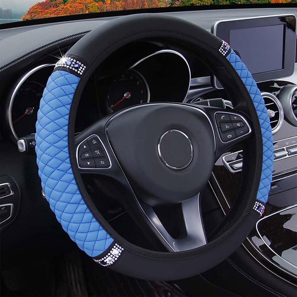 Steering Wheel Cover Black/Blue Steering Wheel Cover Black/Blue