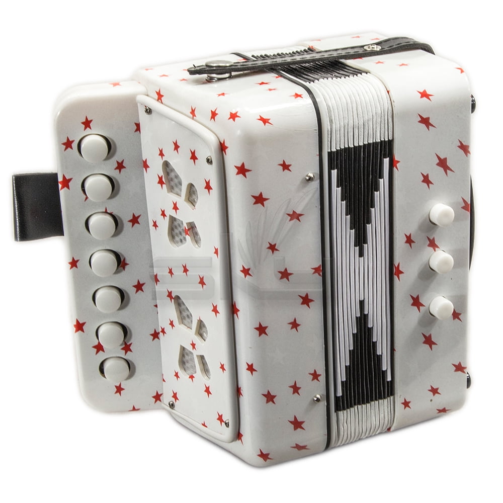 SKY Accordion Star Pattern 7 Button 2 Bass Kid Music Instrument High Quality Easy to Play