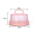 thumbnail image 2 of Caja Redonda Para Pasteles Con Asa, Soporte De Almacenamiento Ligero Para Repostería, Contenedor Para Postres, Funda, Accesorios Para Pasteles Monstrate HA024866-02, 2 of 5