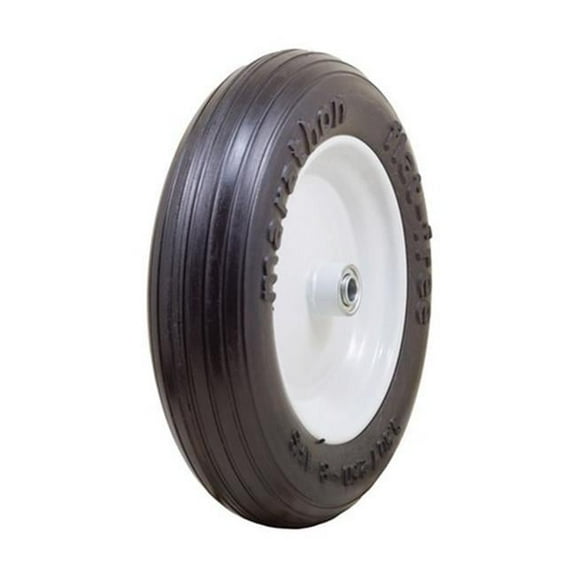 Marathon 00044 Flat Free Wheelbarrow Tire Ribbed Tread