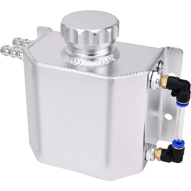GFDYREE Overflow Tank,Coolant Radiator Tank,Reservoir Expansion,Universal 1L Aluminum