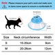 thumbnail image 5 of Collar cónico para gatos y perros, con puntos suaves, para recuperación tras cirugía, para gatos, gatitos, cachorros, perros pequeños, mascotas, suministros para mascotas, funda protectora,, 5 of 8