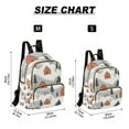 thumbnail image 2 of FORMRS Mini Backpack Purse for Women Travel Daypack Casual Shoulder Bag, Orange Cartoon Houses, 2 of 7