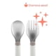 thumbnail image 4 of Chicco Set de Cubiertos Inoxidables Rosa 18M+, 4 of 6