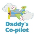 thumbnail image 2 of CafePress - Daddy's Co Pilot Boy's Infant Bodysuit - Baby Light Bodysuit, Size Newborn - 24 Months, 2 of 4