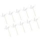 thumbnail image 1 of 10x brillo papel amor corazón torta cupcake toppers selección decoración de bodas plata Sunnimix Topper de la magdalena, 1 of 8