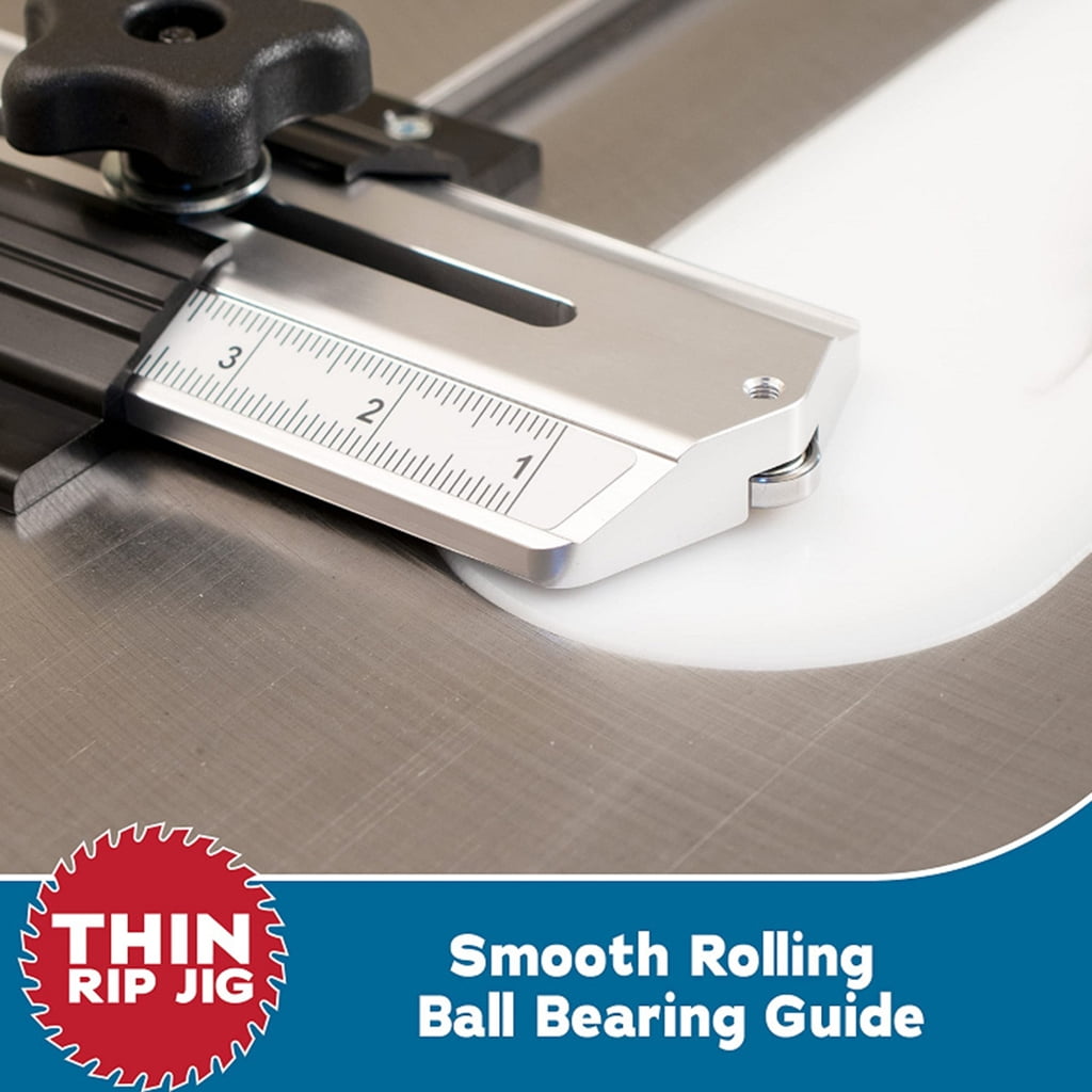 MOMOJIA Extended Thin Rips Jig Table Saw Jig Guides for Repeat Narrow Strip Cuts Router