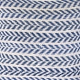 thumbnail image 6 of LR Home Ariya Indigo/White Chevron Cotton Adult Decorative Throw Pillow Cover, 6 of 7