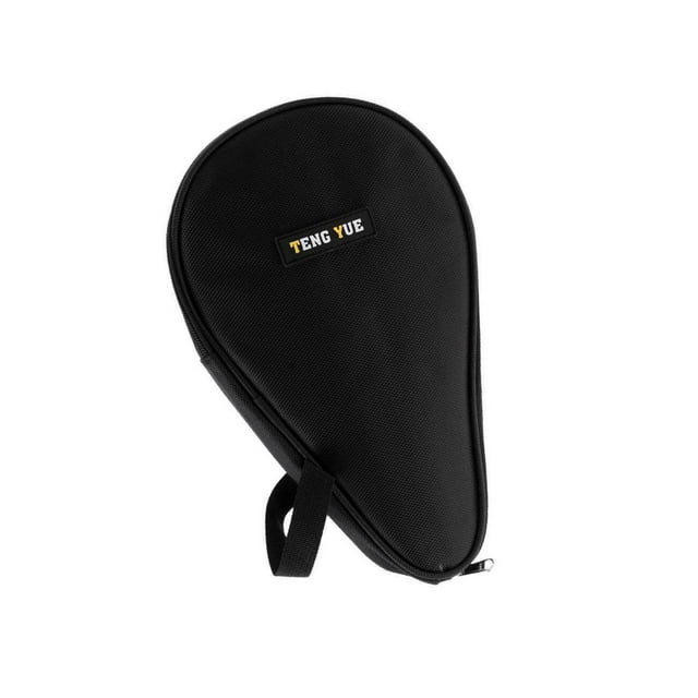 Table Tennis Racket Ping Pong Paddle Bat Case Professional Lightweight Ping Training Bag Cover Ball Storage Pouch Black