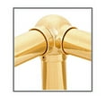 thumbnail image 4 of CRL HR20BJPB Polished Brass 3-5/16" 90 Degree Ball Type Side Outlet Elbow for 2" Tubing, 4 of 5