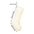 thumbnail image 3 of DVKOVI Farmhouse Knitted Christmas Stockings Rustic Cable Knit Fireplace Cozy Hanging Xmas Stocking Decoration A one Size, 3 of 9