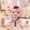 Pink, variant on Plush Elephant Stuffed Animal, Cute Pink Soft Fluffy Toy with Red Beret Accent, 1 Pack 12.0 Inch Adorable Cartoon Plush Doll, Ideal Toddlers Birthday Gifts Nursery Decor Cuddle Compani