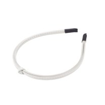 Unique Bargains Thin Headbands for Women Leather Head Bands for Women's Hair Fashion Hair Accessories for Women White