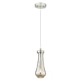thumbnail image 2 of 451-1P-BK-G451-4ME Innovations Lighting Owego - 1 Light Cord Hung Pendant-4.75 Inch Wide and 11 Inch Tall-Matte Black Finish-Mercury Glass Color, 2 of 6