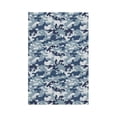 thumbnail image 1 of DouZhe 1-Gang Blank Wallplate, Geometric Blue Camouflage Decorative Wall Plates, 1 of 7