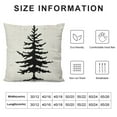 thumbnail image 6 of YINGXI Christmas Decorations Chirstmas Tree Winter Holiday Throw Pillowcases Christmas Farmhouse Decor for Couch 12x12in, 6 of 6